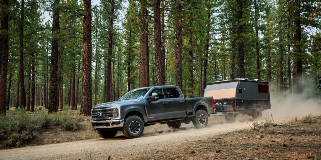 2023 Ford Super Duty Can Tow up to 40,000 Pounds with as Much as 1200 HP