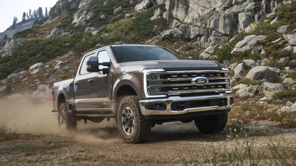 2023 Ford F-Series Super Duty's super numbers: 1,200 lb-ft torque, 40,000-lb towing