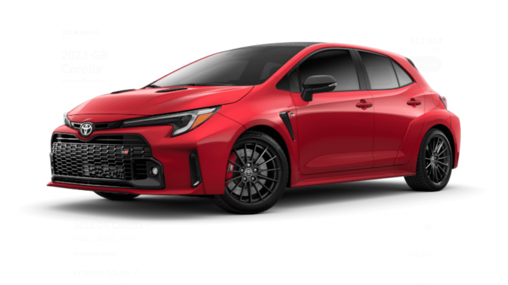 2023 Toyota GR Corolla: How Would You Configure Yours?