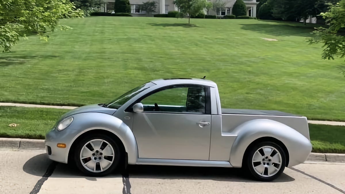 At $19,500, Could This Custom 2003 VW Beetle Pickup Your Spirits?