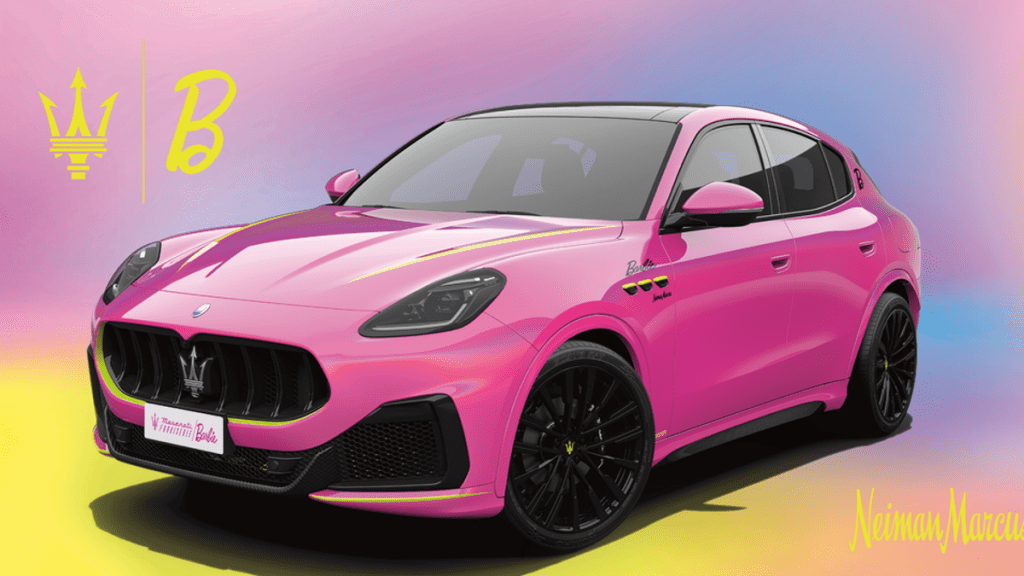 Barbie's Extremely Pink 530-HP Maserati Greciale Trofeo Can Be Yours