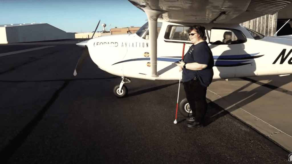 Blind Woman Flies Across the U.S. to Inspire Kids in the Same Condition