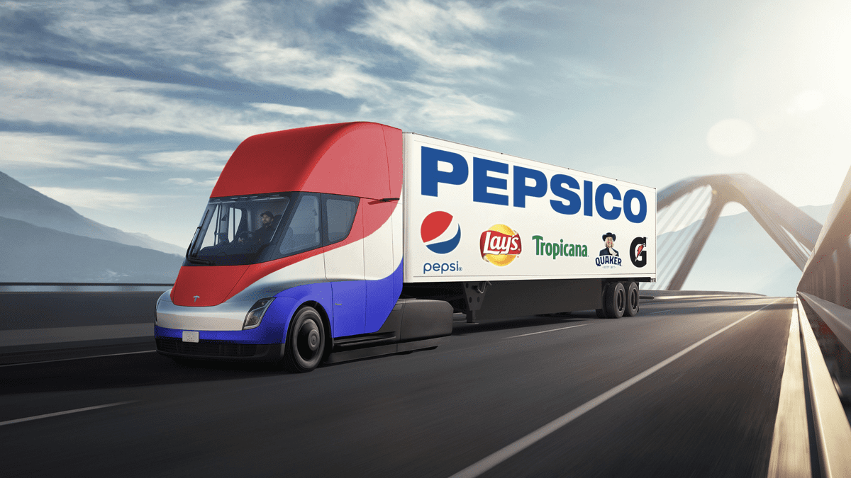 Elon Musk Says Tesla Semi Is Finally in Production, and Pepsi Gets the First One