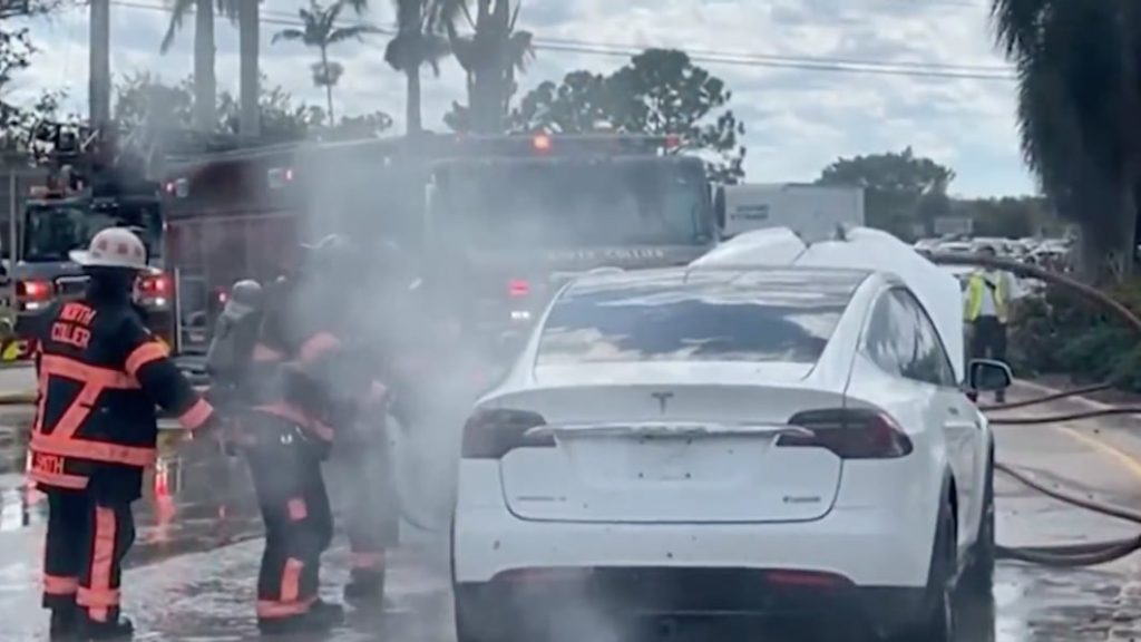 Flooded Teslas are catching fire in Hurricane Ian's wake