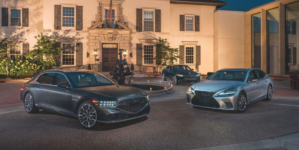 Luxury-Sedan Showdown: 2023 Genesis G90 vs. 2022 Lexus LS500 vs. 2022 Mercedes-Benz S500