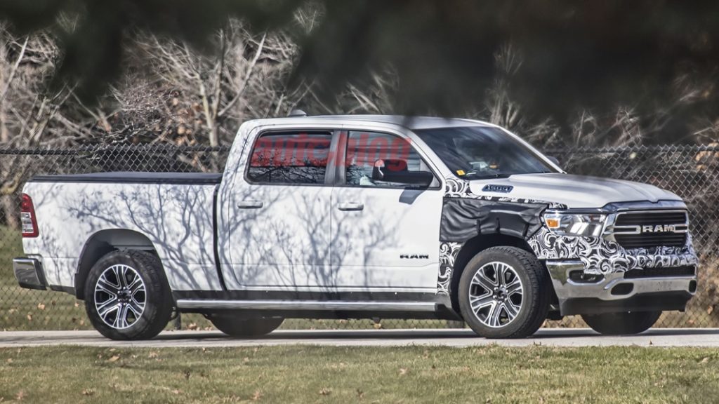 Ram 1500 EV prototype out testing in spy photos