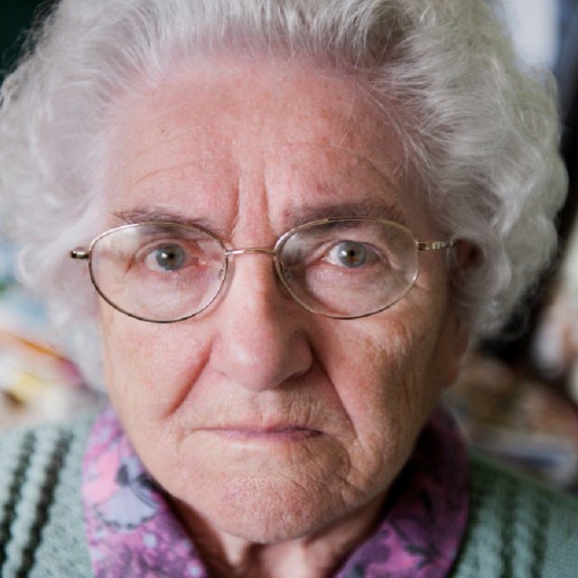 An older woman