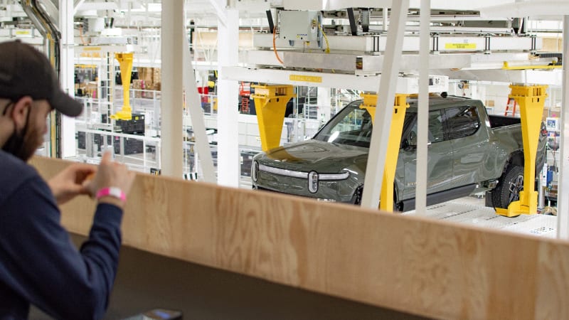 Rivian stock sinks after 13,000 vehicles recalled for steering-safety issue