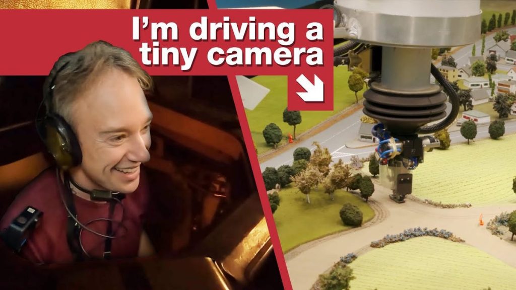 This Vintage Tank Simulator Is Powered by a Tiny Camera on a Scale Model Landscape