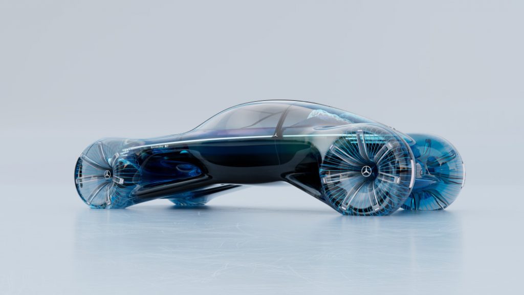 Virtual Mercedes-Benz concept designed for "League of Legends" promo