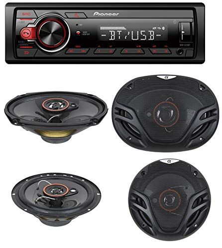 Car Stereo + Four Speakers