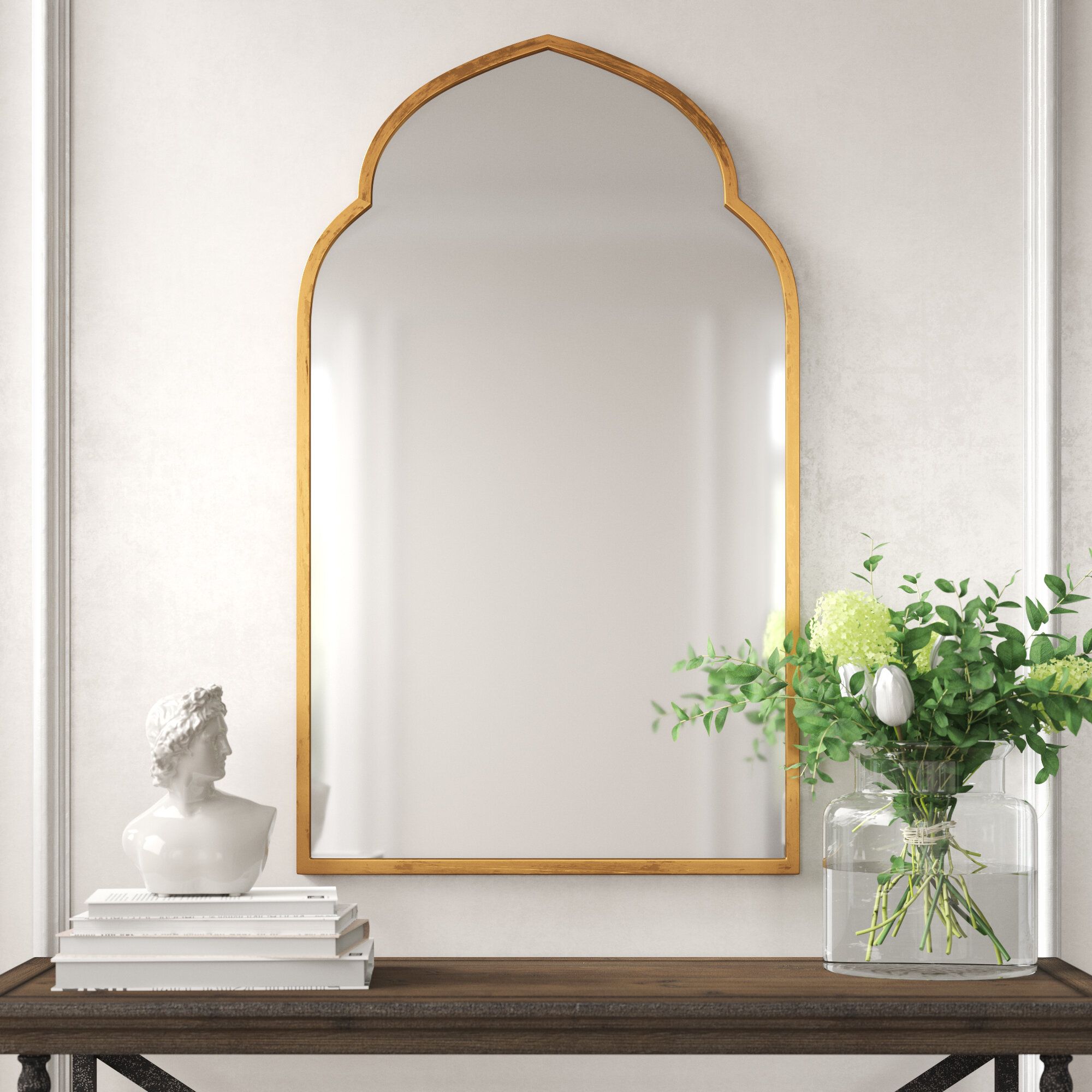 Arch Metal Wall Mirror