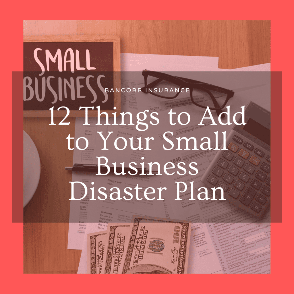 Small Business Disaster Plan