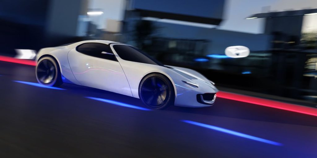 Is This Beautiful Concept with Butterfly Doors the Mazda Miata EV?