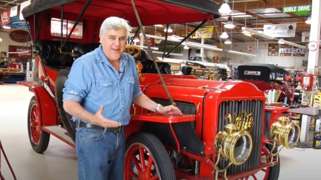 Jay Leno up and about after burn accident but still in hospital