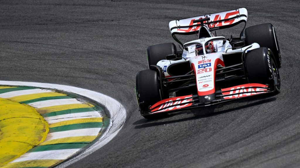 Kevin Magnussen of Haas Scores His First Formula 1 Pole Position in Brazil