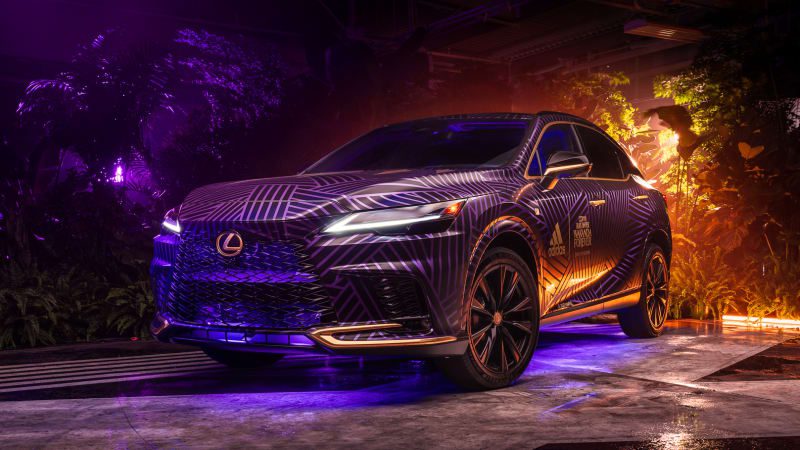 Lexus and Adidas celebrate 'Wakanda Forever' with unique RX design