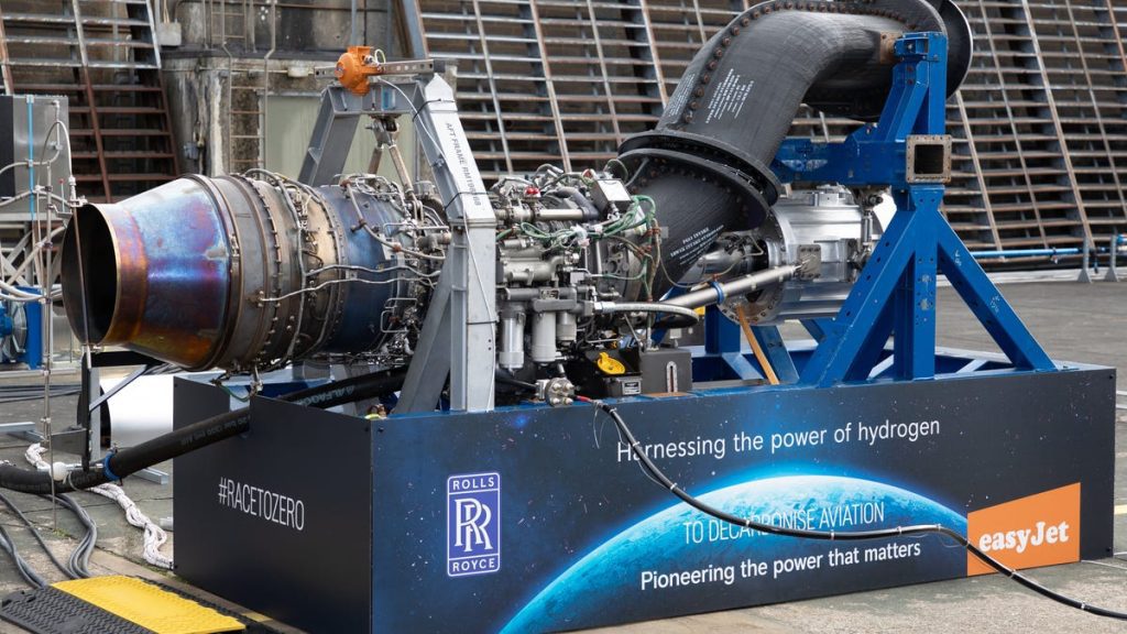 Rolls-Royce Performs Successful Test of World's First Jet Engine Fueled by Green Hydrogen