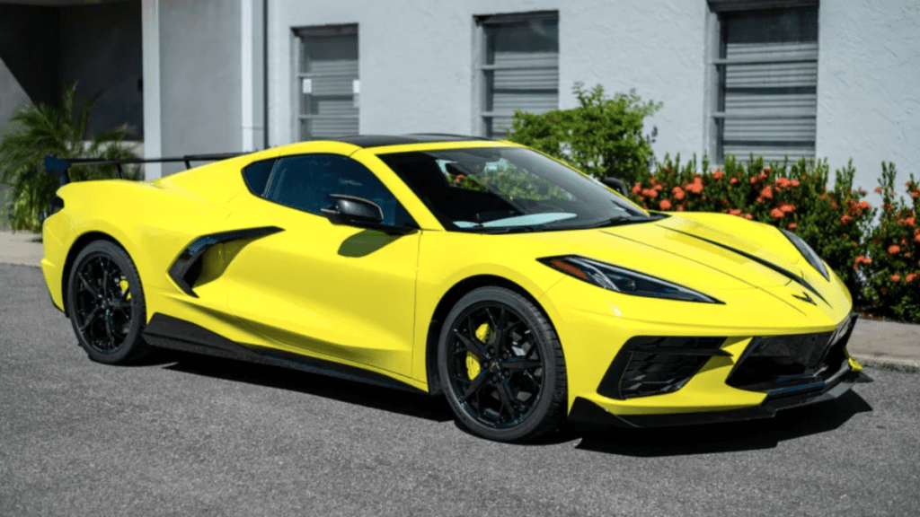 The Real Story Behind That 'Pre-Production' C8 Corvette on Bring a Trailer