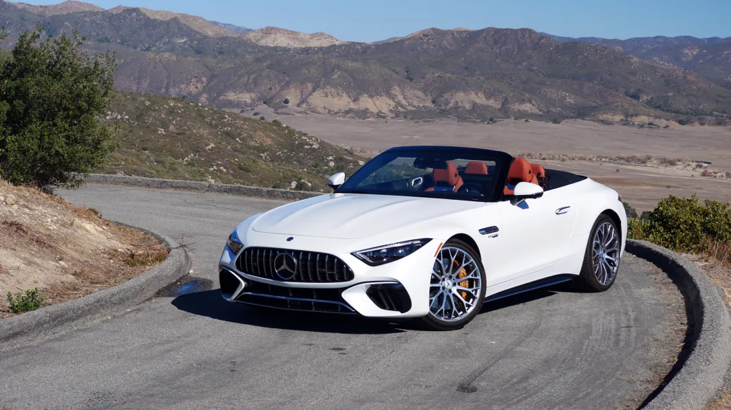 2022 Mercedes-AMG SL 55 front three quarter high