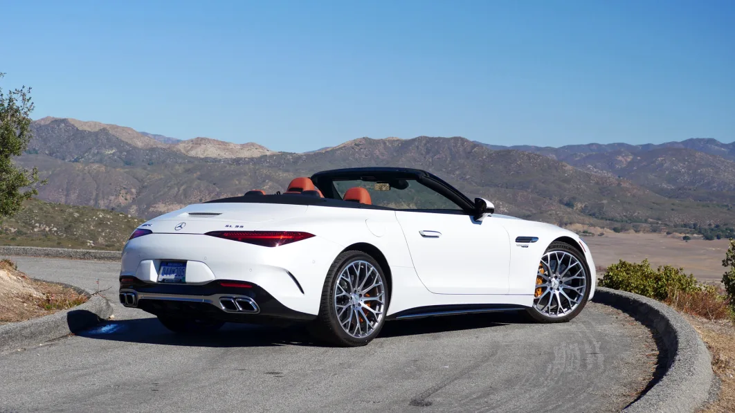 2022 Mercedes-AMG SL 55 rear profile