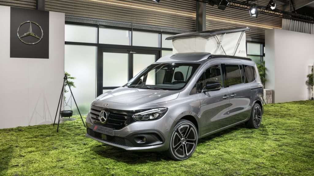 Mercedes-Benz EQT and MarcoPolo1 camper van revealed, but not for us