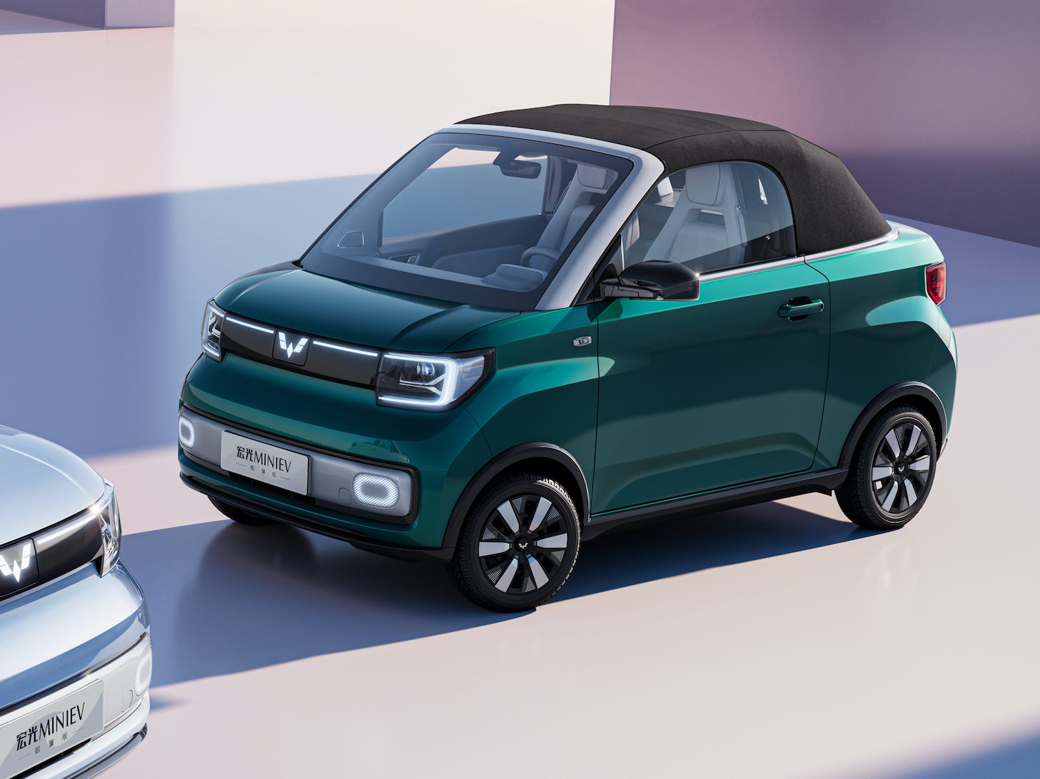 The Wuling Hong Guang Mini EV Cabrio.