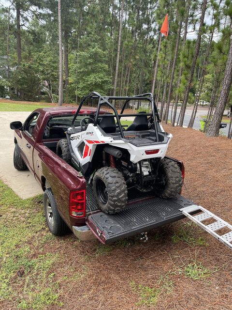 rzr 200 in the bed of a ram 1500