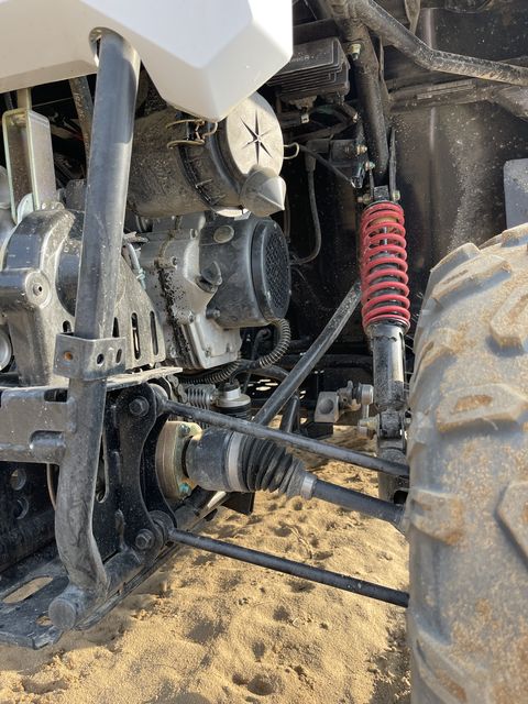 rzr 200 rear suspension view