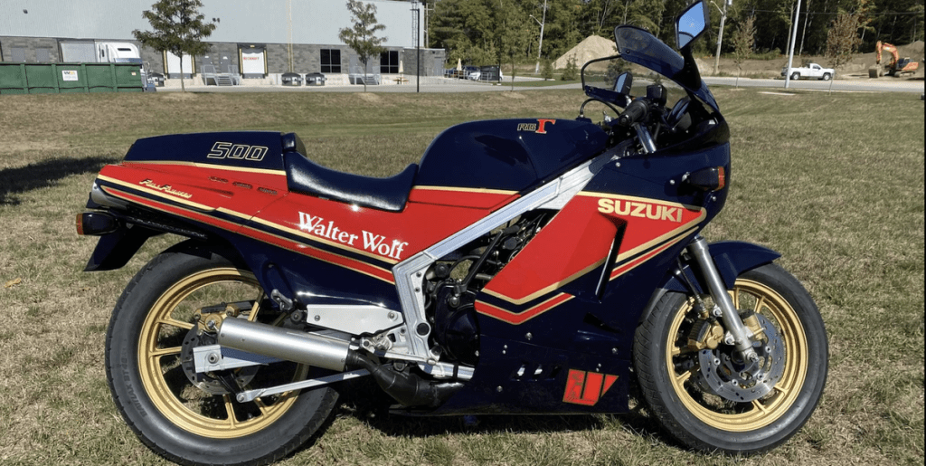 This Rare 1986 Suzuki RG500 Gamma Walter Wolf Is Today's BaT Auction Pick