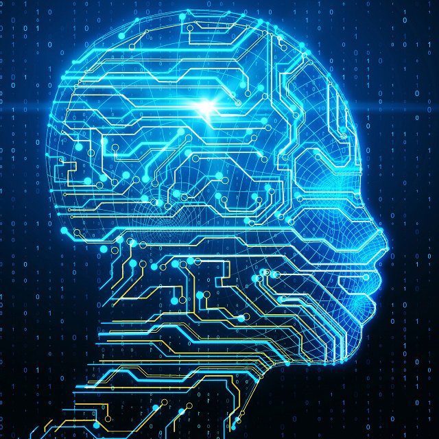 An electrified brain diagram