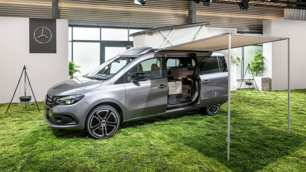 The Mercedes-Benz Concept EQT Marco Polo1 Takes the EV Van Overlanding