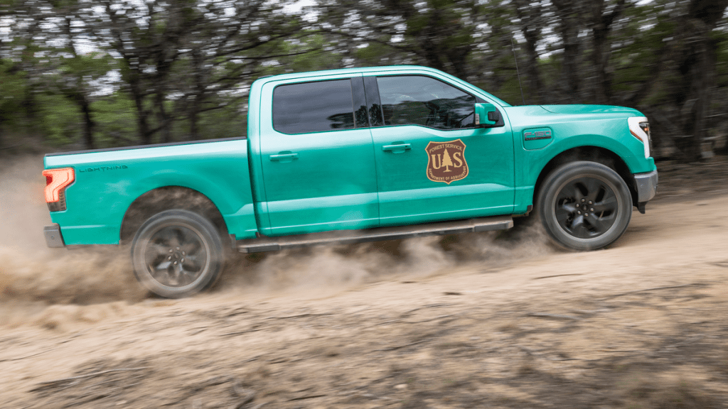 The U.S. Forest Service Is Trying Out the Electric Ford F-150 Lightning