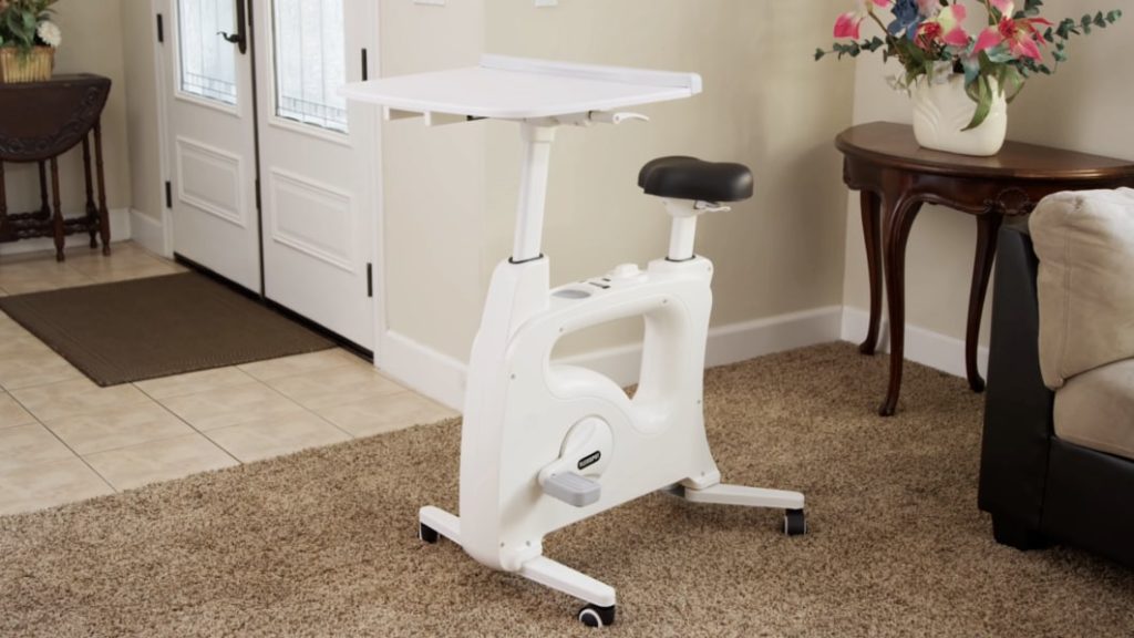 This desk bike combo lets you exercise while at work