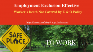 Employment Exclusion Effective