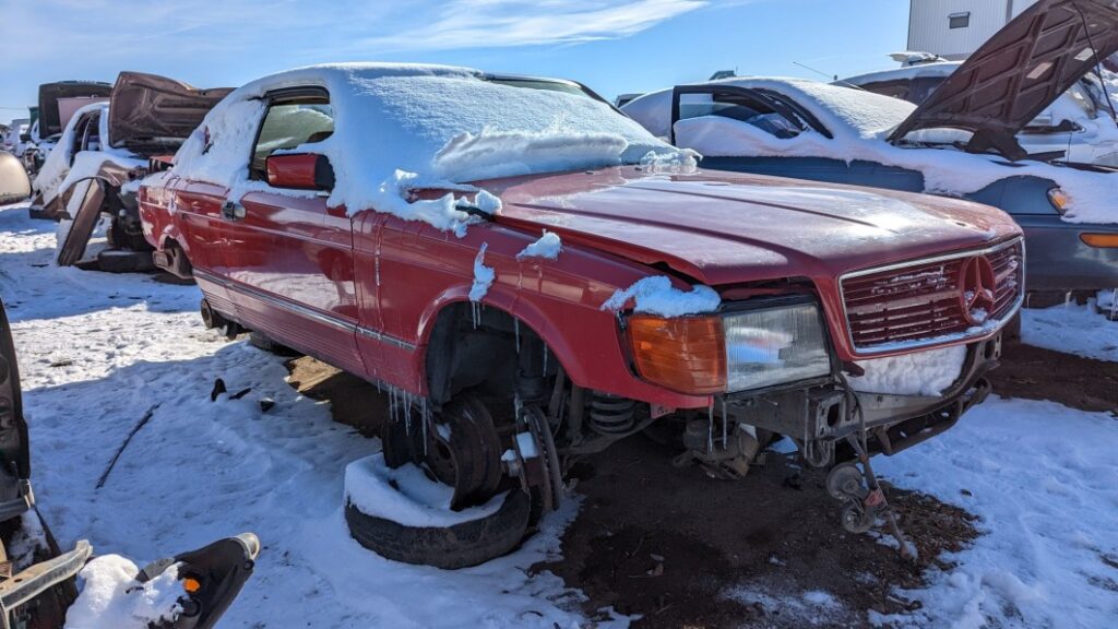 Junkyard Gem: 1983 Mercedes-Benz 500 SEC coupe