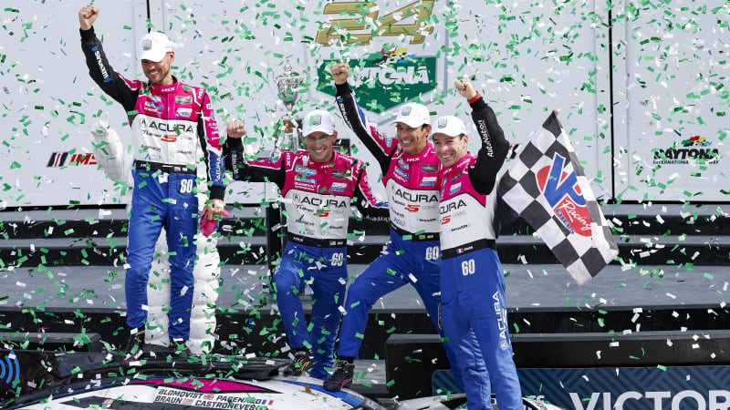 Acura, Shank, Helio Castroneves sweep Daytona Rolex 24 as hybrid era begins