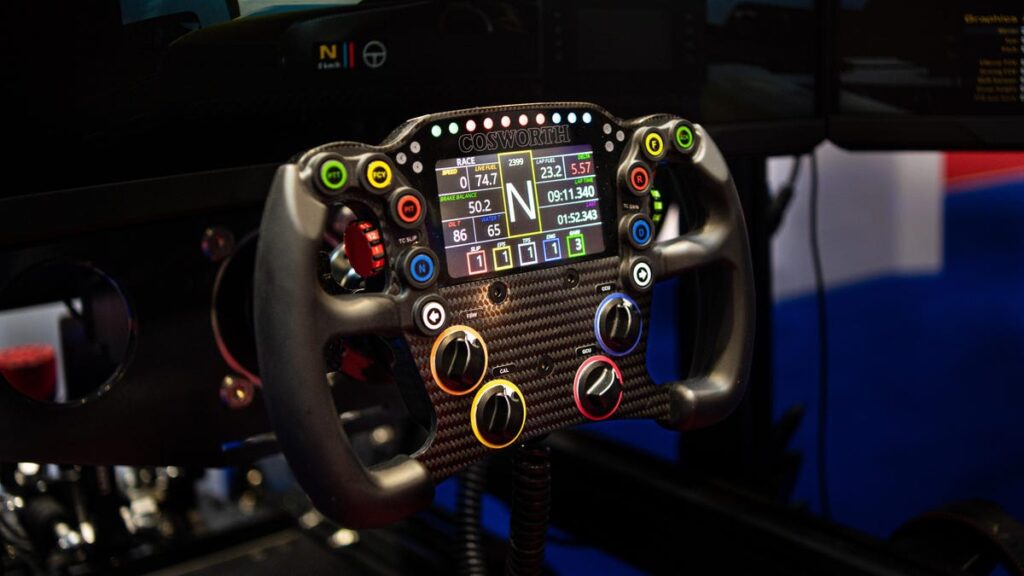 Cosworth Reveals Sim Racing Version of IndyCar Steering Wheel