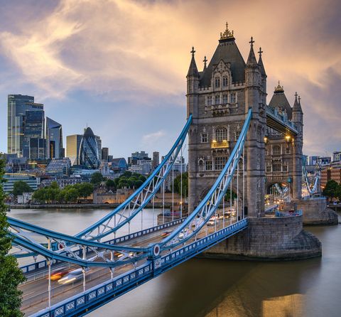 tower bridge and the city london