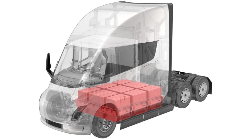 Tesla Semi parts diagrams and sample VIN tag hit Twitter