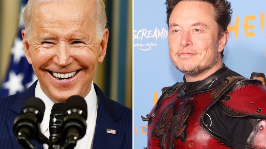 Biden offered Elon Musk rare praise after Tesla agreed to open up its charging network