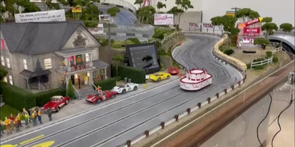 Check Out Custom Slot Car Racing Featuring 'Animal House,' Mad Magazine