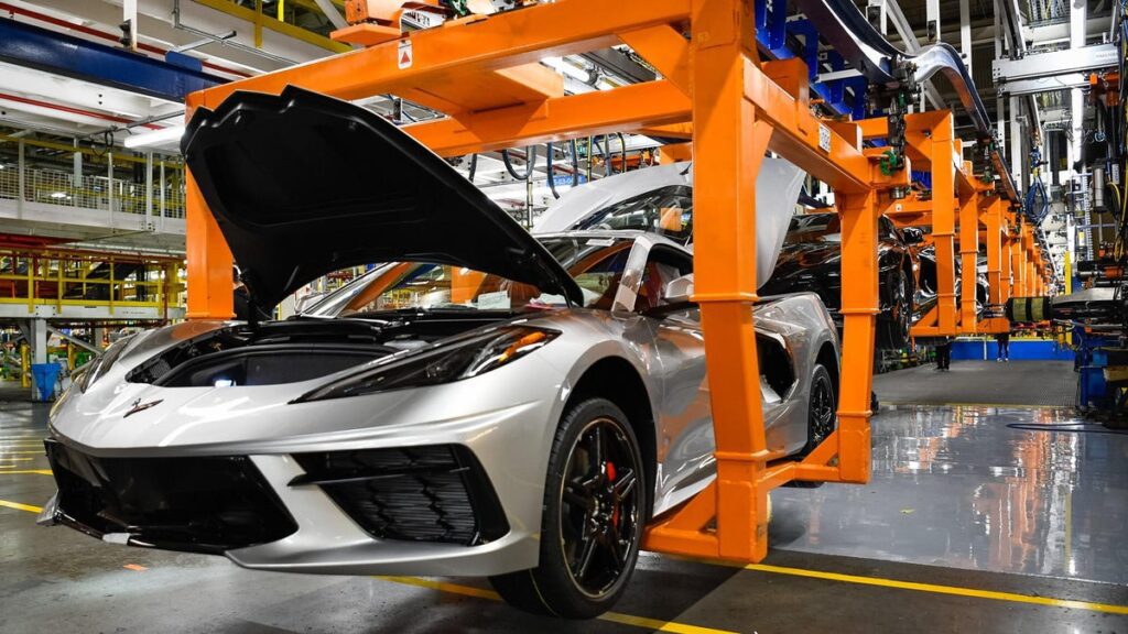 Corvette Production Halted Due to Parts Shortage