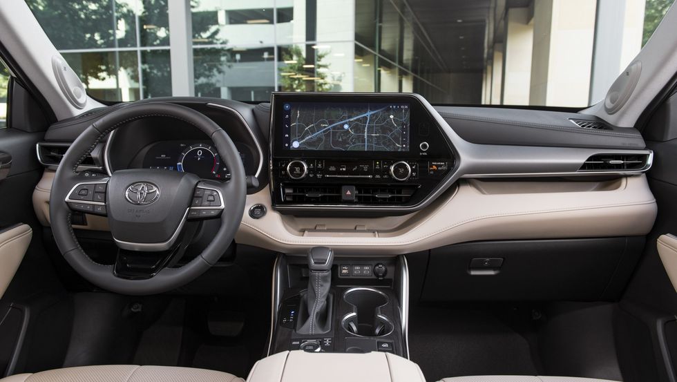 2023 toyota highlander interior