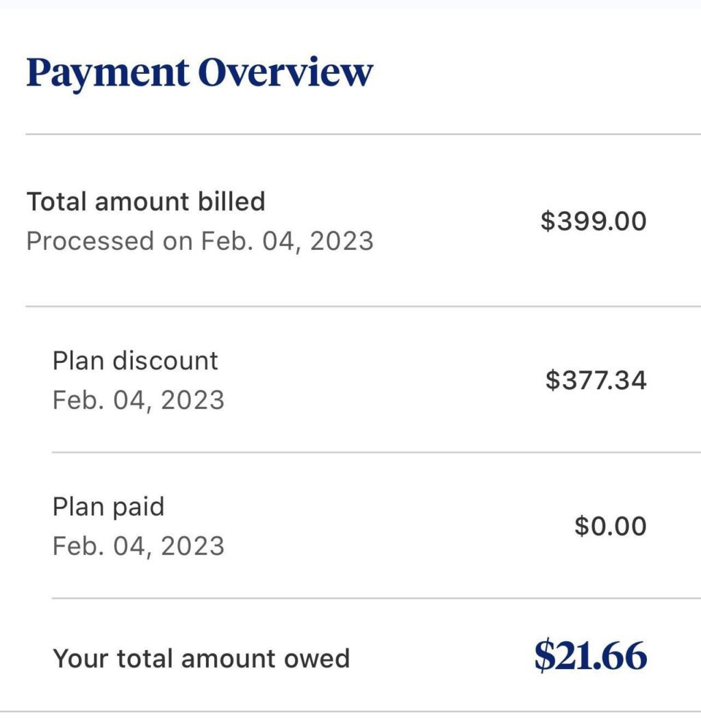 In-Network Plan Discount