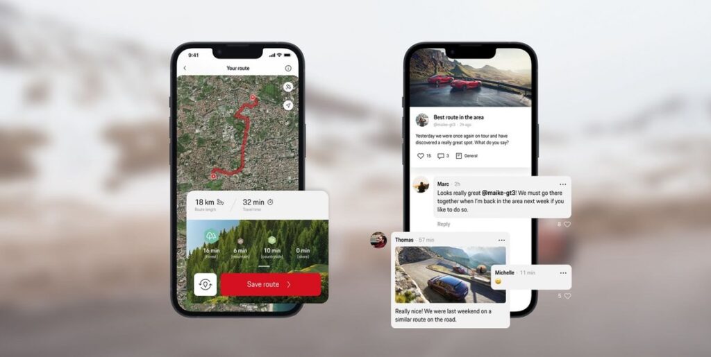 Porsche Roads App Uses AI to Find the Fun Route, Not Just the Easiest One