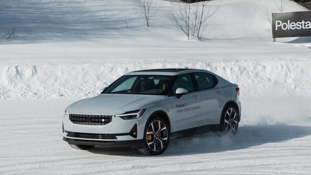 The 2023 Polestar 2 EV Is a Mighty Winter Driving Machine