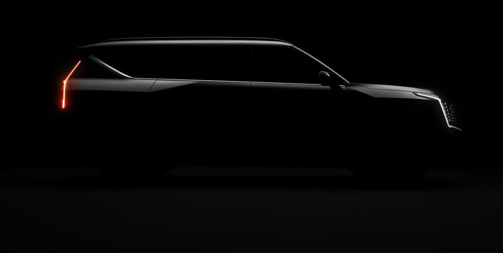 Kia Shows Off EV9 Silhouette in New Teaser