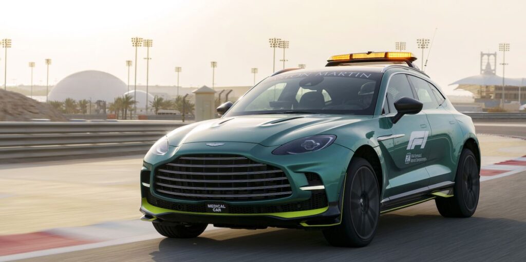 Aston Martin DBX 707 Set to Race F1 Medics to Accident Scenes