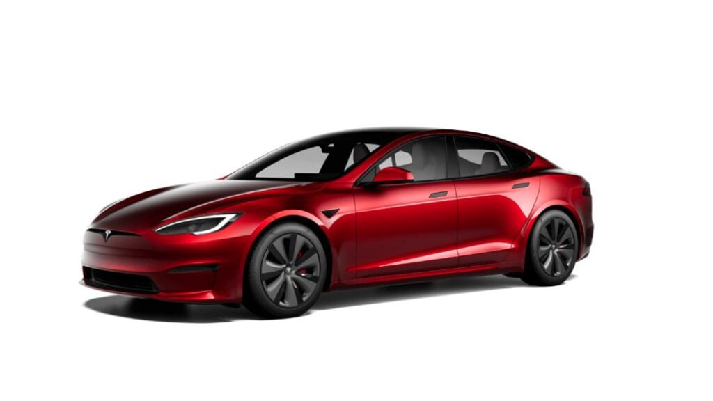 Tesla Model S and Model X updated with new Ultra Red paint, round steering wheel